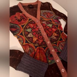 Jean Paul Gautier zodiac cardigan